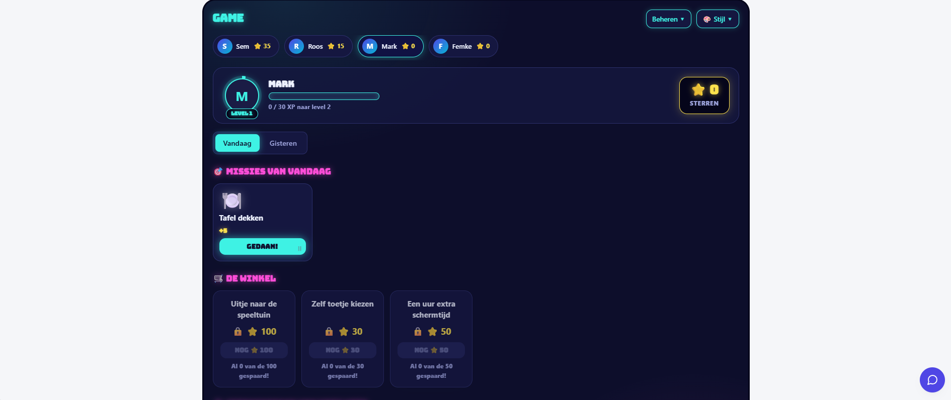 Kies je eigen game-stijl: Neon arcade…